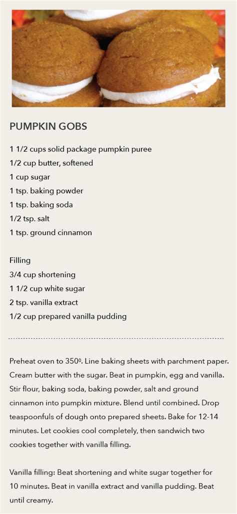 Pumpkin Gobs - calories, carbs, nutrition