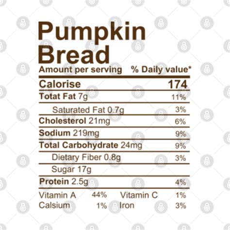 Pumpkin Loaf - calories, carbs, nutrition