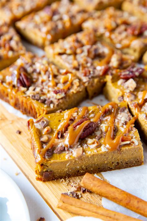 Pumpkin Pecan Bars - calories, carbs, nutrition