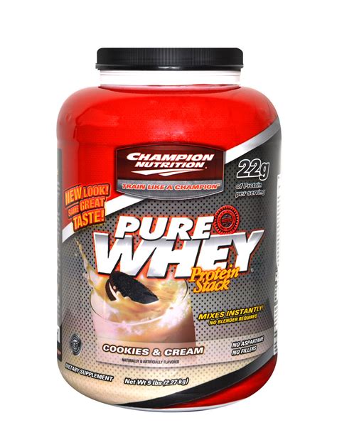 Pure Whey Protein Stack - calories, carbs, nutrition