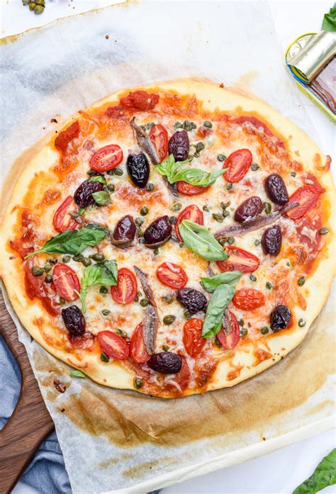 Puttanesca Pizza - calories, carbs, nutrition