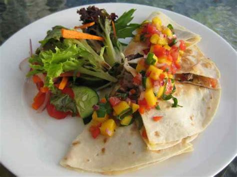 Quesadilla Vegetable Roasted & Black Bean - calories, carbs, nutrition