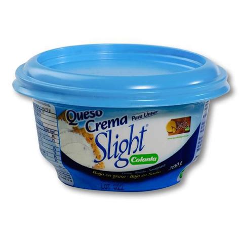 Queso Crema Slight - calories, carbs, nutrition
