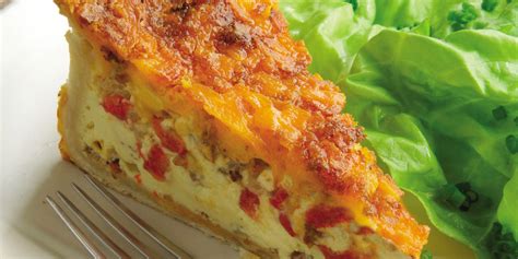 Quiche Chorizo Roasted Corn SLC=1/6 - calories, carbs, nutrition