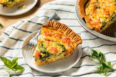 Quiche Garden Vegetable SLC=1/6 - calories, carbs, nutrition