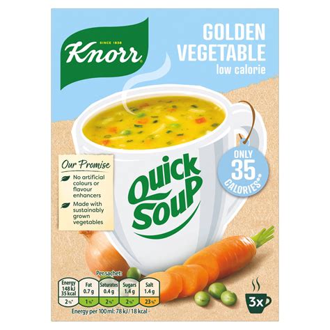 Quick Soup Golden Veg1 - calories, carbs, nutrition