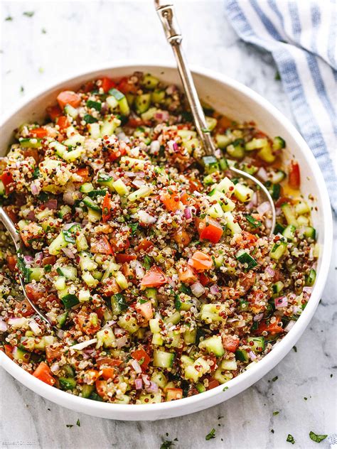 Quinoa Cucumber Salad - calories, carbs, nutrition
