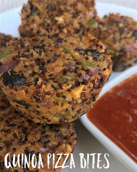 Quinoa Pizza Bites - calories, carbs, nutrition