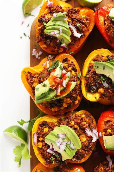 Quinoa Stuffed Peppers Pine Nuts (44610.0) - calories, carbs, nutrition