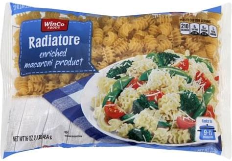 Radiatore Pasta - calories, carbs, nutrition