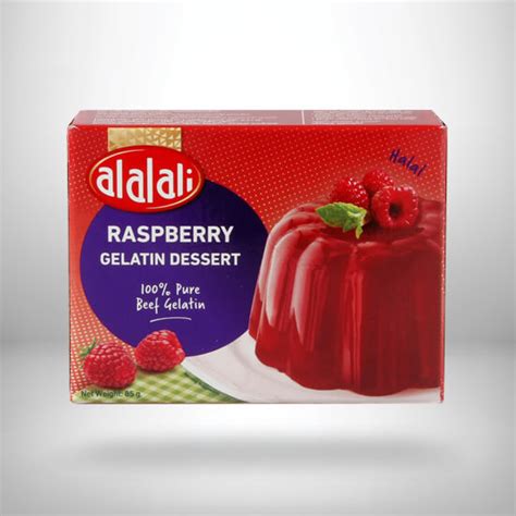 Raspberry Gelatin - calories, carbs, nutrition