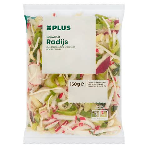 Rauwkost radijs 150 gr - calories, carbs, nutrition