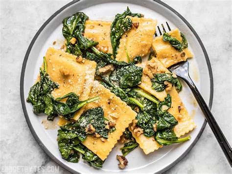 Ravioli with Sage Walnut Butter - calories, carbs, nutrition