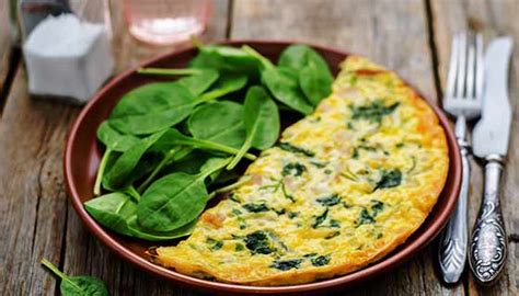 Real Bacon, Spinach & Swiss Omelet Deal - calories, carbs, nutrition