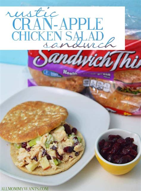 Red Apple Chicken Salad Sandwich on Rye Bread - calories, carbs, nutrition