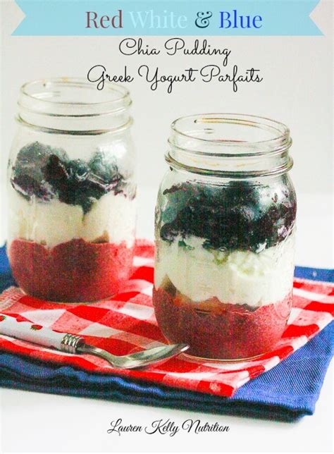 Red, White and Blue Parfait - calories, carbs, nutrition