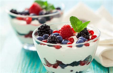 Red, White & Blueberry Yogurt Parfait - calories, carbs, nutrition