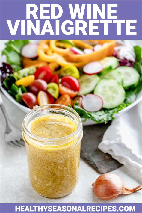 Red Wine Vinaigrette Salad Dressing - calories, carbs, nutrition