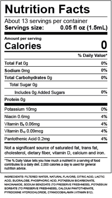 Regular Flavor - calories, carbs, nutrition