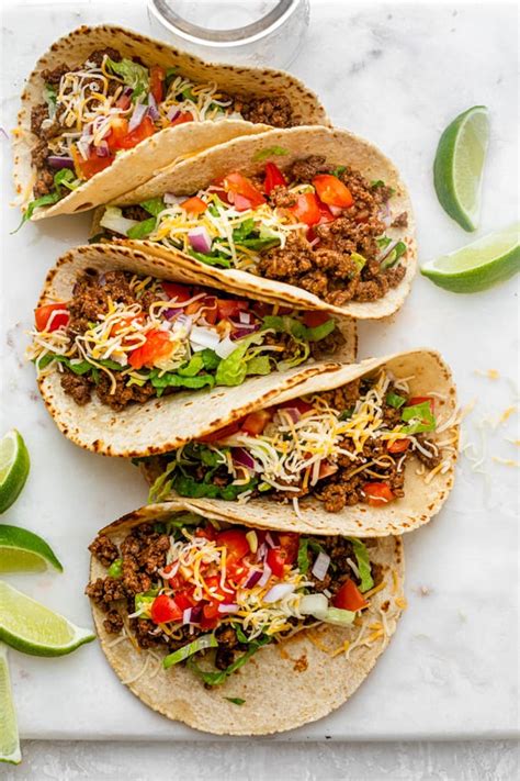 Restaurant, Mexican, soft taco with ground beef, cheese and lettuce - calories, carbs, nutrition