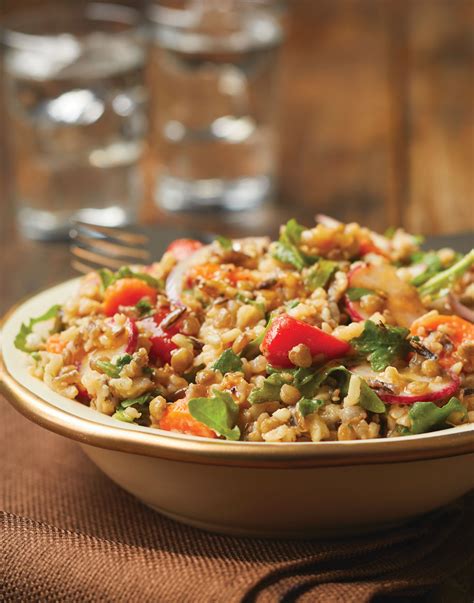 Rice and Lentil Salad - calories, carbs, nutrition