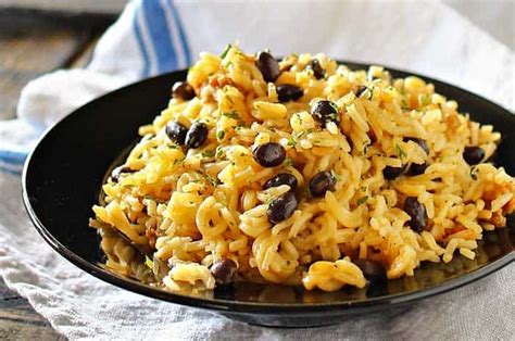 Rice White Pilaf Black Bean 4 oz - calories, carbs, nutrition