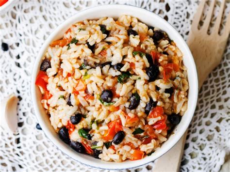 Rice with Black Bean Salsa - calories, carbs, nutrition