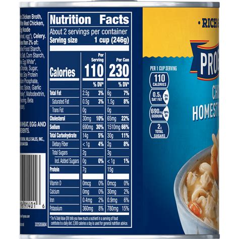 Rich & Hearty Chicken & Homestyle Noodles - calories, carbs, nutrition