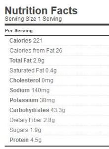 Risotto Base for Oven Method - calories, carbs, nutrition