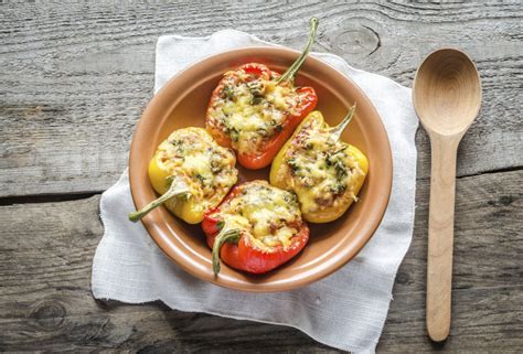 Risotto Stuffed Bell Peppers - calories, carbs, nutrition