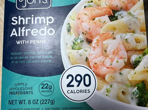 Roadster Shrimp Alfredo - calories, carbs, nutrition