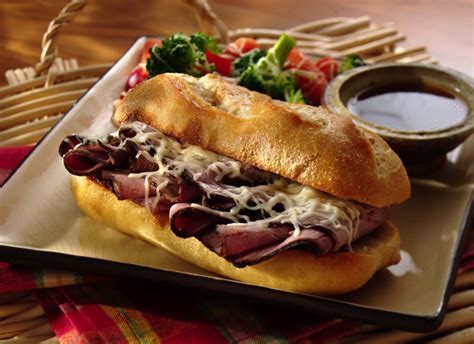 Roast Beef & Garlic Melt with Cheese - calories, carbs, nutrition