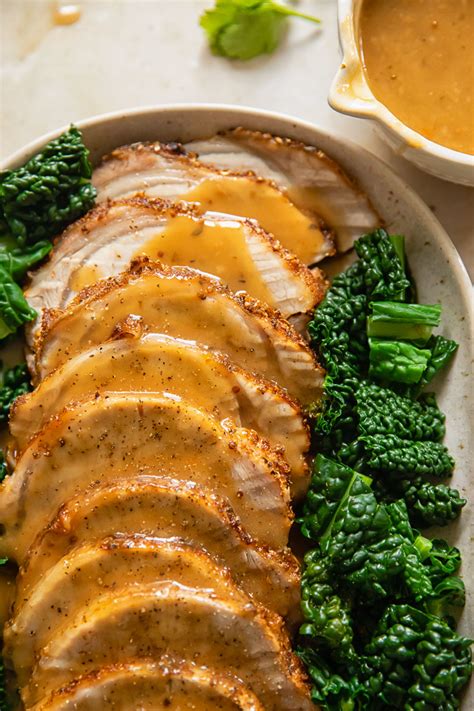 Roast Loin of Pork with Gravy - calories, carbs, nutrition