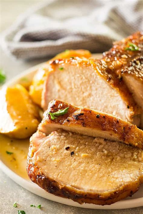 Roast Pork Loin with Maple Apple Mustard - calories, carbs, nutrition