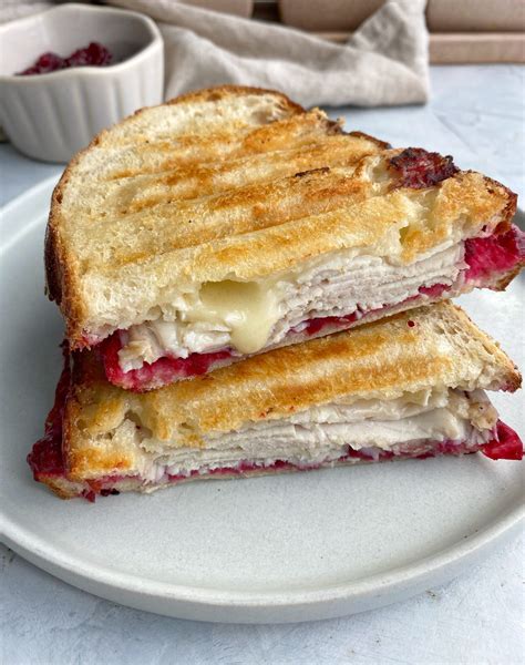 Roast Turkey, Lettuce & Cranberry Sauce Panini - calories, carbs, nutrition