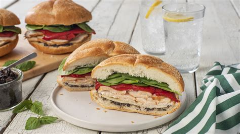 Roast Turkey Muffuletta - calories, carbs, nutrition