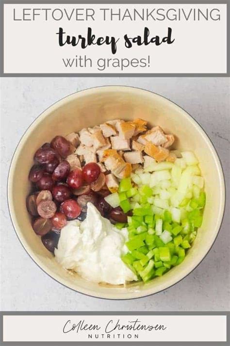 Roast Turkey Salad with Grapes Combo - calories, carbs, nutrition