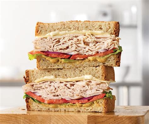 Roast Turkey & Swiss Sub - calories, carbs, nutrition