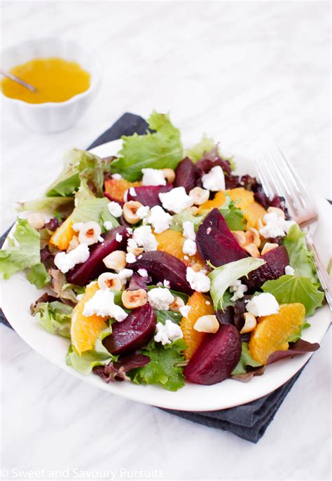 Roasted Beet & Orange Salad - calories, carbs, nutrition