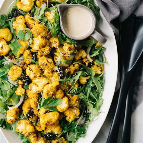 Roasted Cauliflower Salad with Orange Vinaigrette - calories, carbs, nutrition