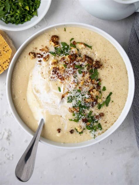 Roasted Cauliflower Soup - calories, carbs, nutrition