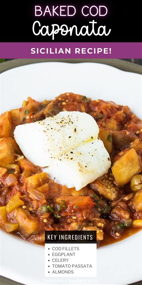 Roasted Cod Caponata - calories, carbs, nutrition