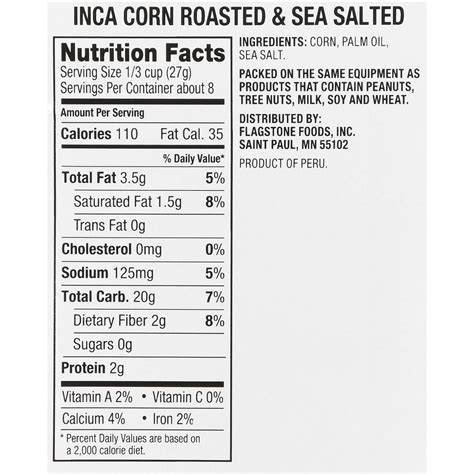 Roasted Corn - calories, carbs, nutrition