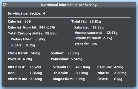 Roasted Corn & Potato Soup - calories, carbs, nutrition