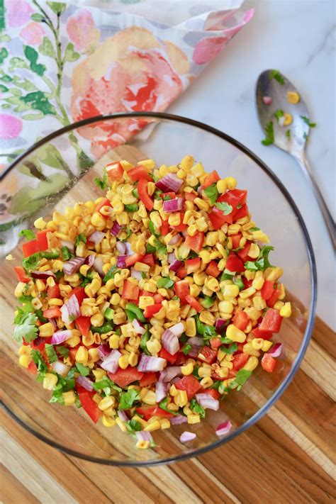 Roasted Corn Salsa - calories, carbs, nutrition