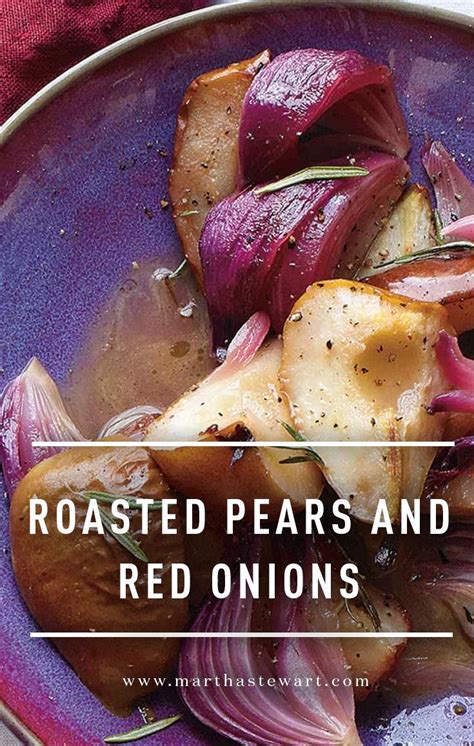 Roasted Pears and Red Onions - calories, carbs, nutrition