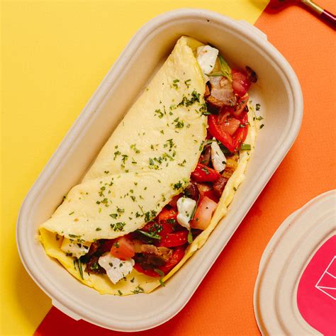 Roasted Pepper Omelet - calories, carbs, nutrition