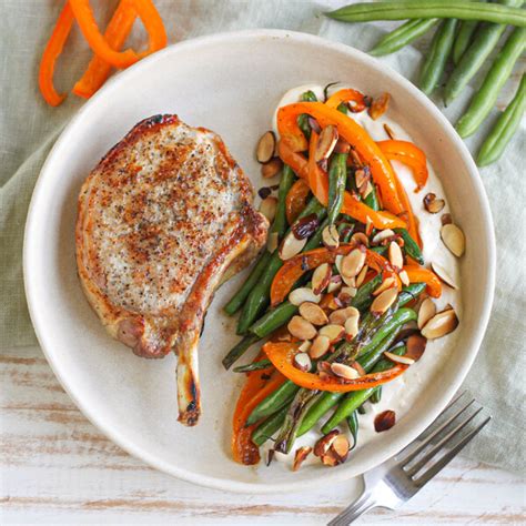 Roasted Pepper Pork Chop Almonds (48597.1) - calories, carbs, nutrition