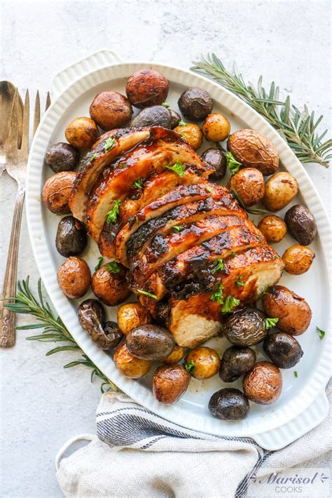 Roasted Pork Loin with Chipotle Glaze - calories, carbs, nutrition