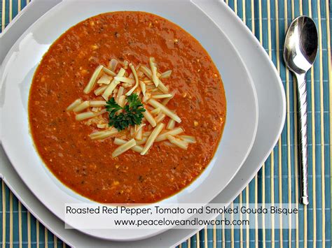 Roasted Red Pepper & Gouda Bisque - calories, carbs, nutrition